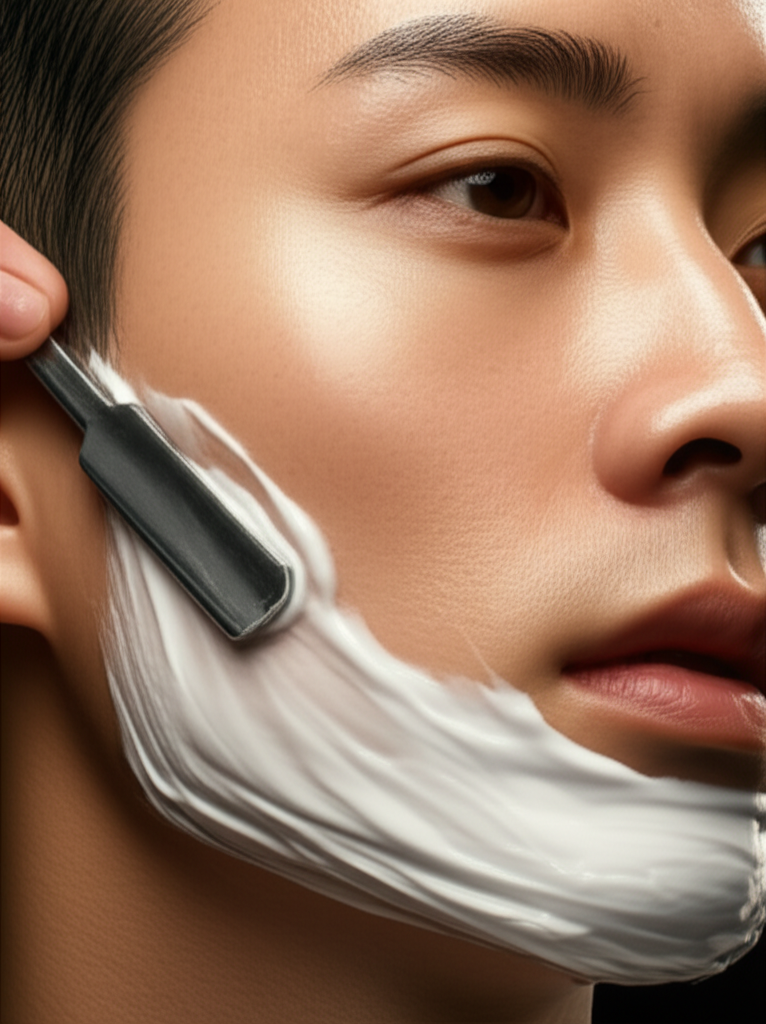 면도 후 결과
